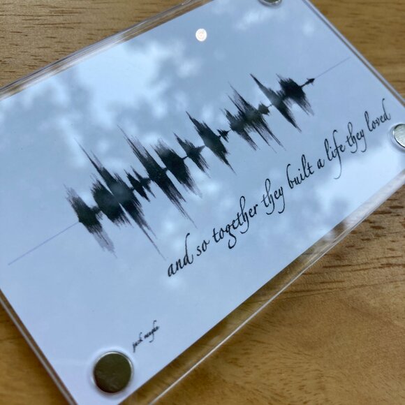 And So Together They Built A Life They Loved Soundwave Magnet - Picture 4 of 6